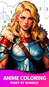 Download and Play Anime Coloring-Color by Number on PC (Emulator)