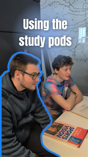 GCU Student Life on Instagram: "Have you used the GCU Library Study Pods? ✍ The study pods are perfect if you're looking for somewhere quiet to get some work done or for group study. But what's great about them?🤔 ➡️Each pod is also fitted with power sockets ➡️You can adjust the lighting ➡️You can adjust the temperate of the pod ➡️A quiet place to study alone or with classmates One hour slots for the pods can be booked online via the library website, where you can also view when the pods are ava