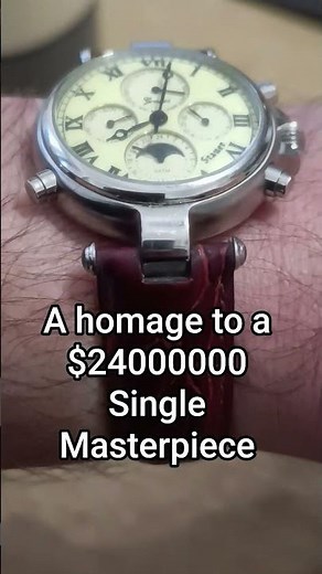 Stauer Graves 33 wristwatch - A homage to Patek and Piguet commissioned pocket watch masterpiece