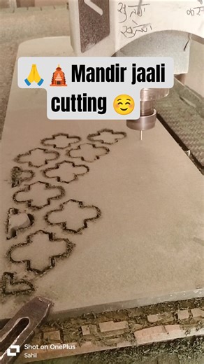 🛕🙏2d mandir jali cutting ☺️ with cnc router machine 😱 Amezing look #youtubeshorts #cncdesign79