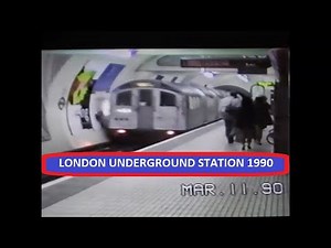 1990 NOSTALGIA TRIP! London's Underground Stations In 1990! | A Look Back At The Tube In 1990!