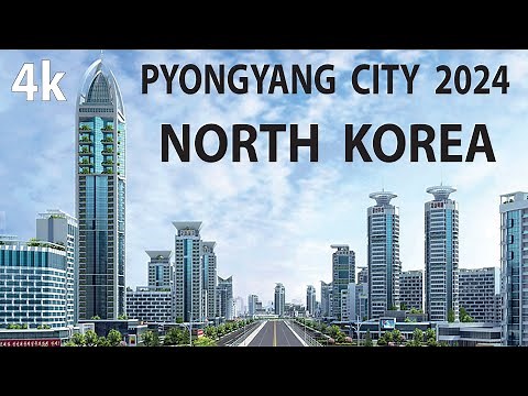Pyongyang City 2024 , North Korea 4K By Drone