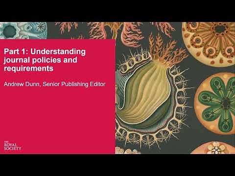 Understanding the publishing process | The Royal Society