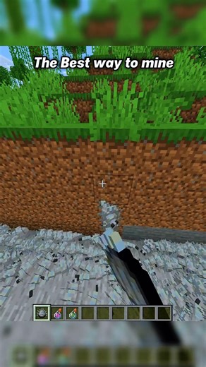 The best way to mine #minecraft