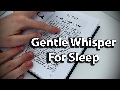 ASMR Reading Bram Stoker's Dracula | Soft Spoken Sleep Story | Gentle Whispering