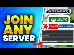 How To Join ANY Server In Minecraft PS4 / PS5, Xbox & Switch