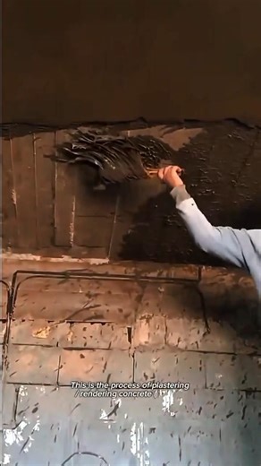 Ceiling Cement Plastering Technique | Fast Rough Finish Rendering Method