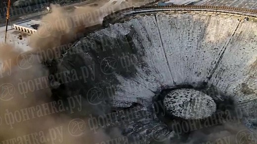 Demolition worker killed in stadium collapse in Russia