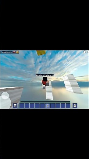bloxd.io parkour by best mobile player #bloxd #bloxdio #shorts #clutch #parkour #mobile #gaming