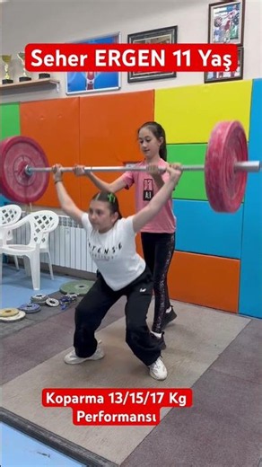 Seher ERGEN Snatch performance with 13/15/17 kg
