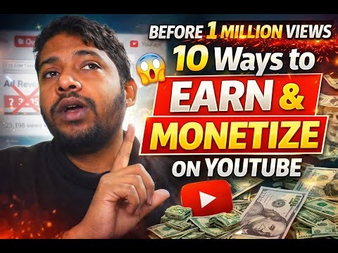 Top 10 YouTube Earning Methods to Monetize Faster (Even With Low Views) #CreatorIncomeExplained