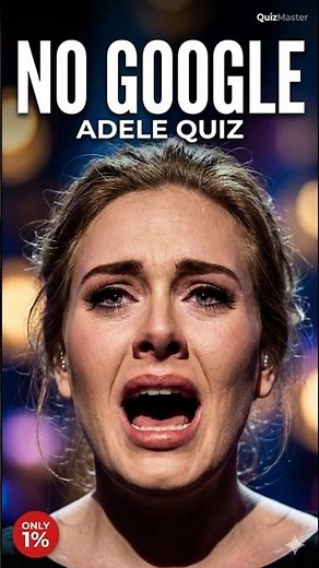 Can You Beat This Adele Quiz Without Google?