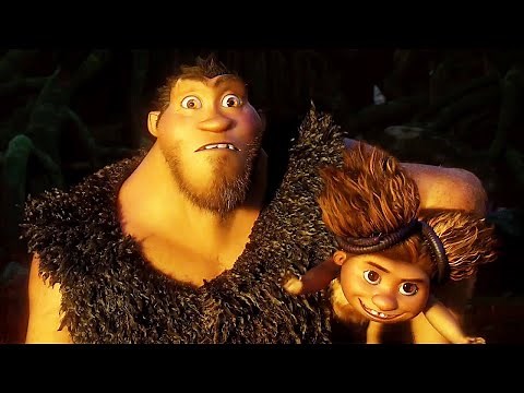 Family Finds Fire Scene | THE CROODS (2013) Movie CLIP HD
