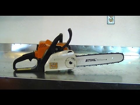 How To Install A More Robust Bar & Chain On A Stihl Ms180, 170, 018, 017 Chainsaw