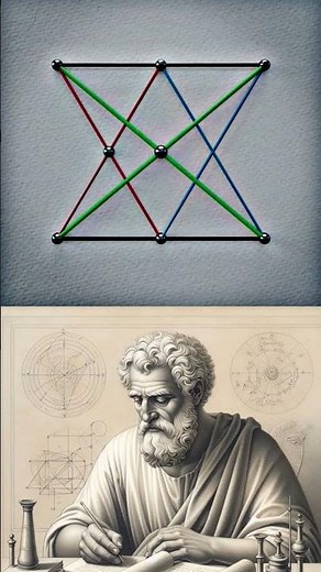 Pappus's hexagon theorem: another beautiful little geometry gizmo.#geometry #geometryart #math#maths