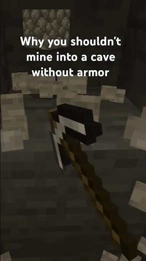 Why armor is essential for deep mining sessions bruh