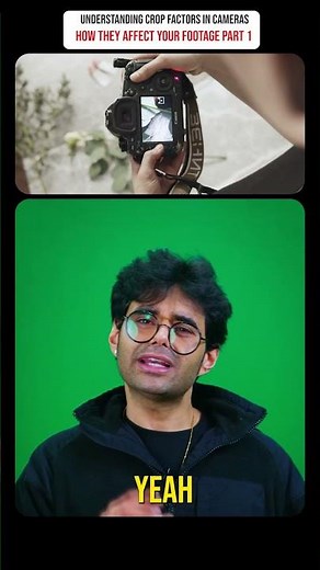 Understanding Crop Factors in Cameras and How They Affect Your Footage part 1 #camerabasics