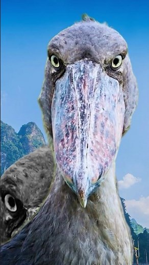 Shoebill the Ancient Beauty | Prehistoric Giant Bird #naturewonders #birdfacts