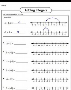 Solve the following addition problems using number lines:a. -... | Filo