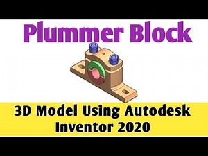 3D Model of a Plummer Block Using Autodesk Inventor || CAD || Umair Alam