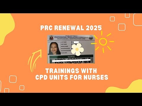 PRC ID RENEWAL & TRAININGS with CPD Units 2025