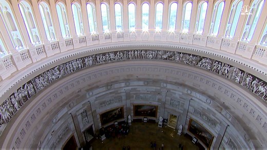 After three years, the renovation of the U.S. Capitol dome is finally complete. Take a look inside. | NBC News