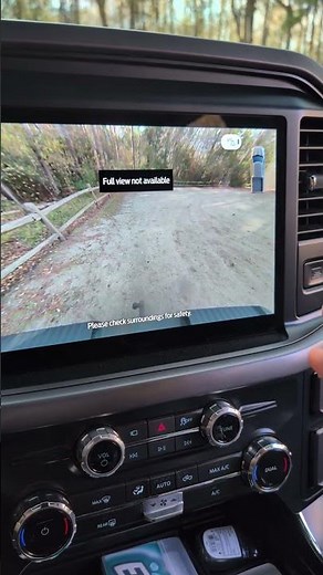 Ford F150 Rearview Camera "Full View Not Available" Thought's? #fordf150 #fordtruck #fordperformance