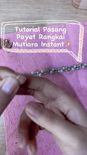 Tutorial Jahit Payet 🫶