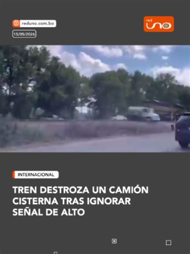 #Internacional | Un tren de carga embistió a un camión cisterna en Virginia luego de que el conductor presuntamente ignorara la señal de alto. El impacto separó la cabina del tanque y dejó al chofer gravemente herido. ▶️ Más información en www.reduno.com.bo Fuente: Alerta Mundial #RedUno #Notivisión #RedUnoDigital #Virginia #Accidente #Tren