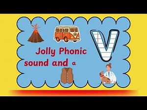 letter Vv phonics Song for Kids Sound Action and Formation Learn to Read