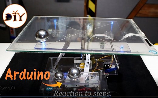 Arduino PID控制小球在平板上稳定运动，球板系统