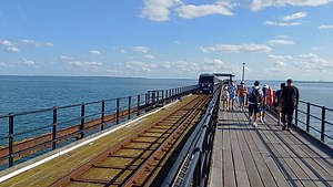 1.2K views · 85 reactions | Sir William Heygate at the Southend Pier Railway on Tuesday 22nd August 2023. For more videos like this please see Henry's Adventures the YouTube channel. https://youtu.be/Cjq2HPVOJf8?si=7_3aU3l5W9SiCAKj | Henry's Adventures | Facebook