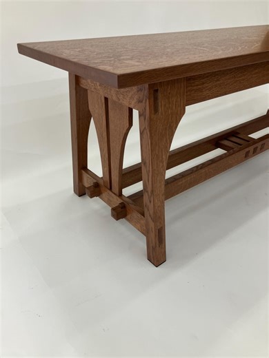 Hand Made Mission Style Bench, Arts & Crafts Movement - Etsy