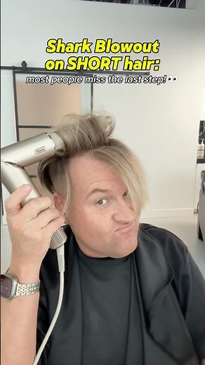 Blowout on Short Hair Using Shark FlexStyle