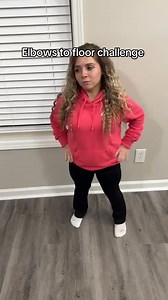 Elbows to floor challenge | Cassie Marie