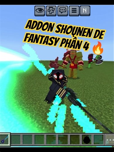 🇻🇳 Addon shounen de fantasy phần 4 🔥 #minecraft #fantasy #minecraftbedrock