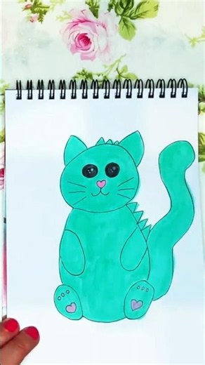 🐱🦖YOU need to try to draw a Cat-Dinosaur… It’s Adorable! #CatandDinosaur #CuteDrawing #KawaiiArt