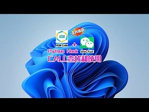 找CALL：掌控微信消息发送的核心秘密！ 使用软件控制微信消息发送、这背后的核心原理你知道吗？ #逆向分析 #DLL注入 #微信群发 #技术分享 #Python