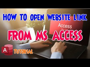 How to Open Website Links in Microsoft Access | MS Access Tutorial for Beginners & Advanced Users