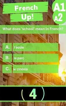French Quiz A1-A2: Beginner Challenge!
