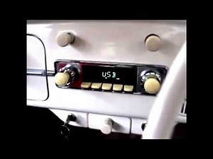 RetroSound Autoradio montiert im VW Käfer