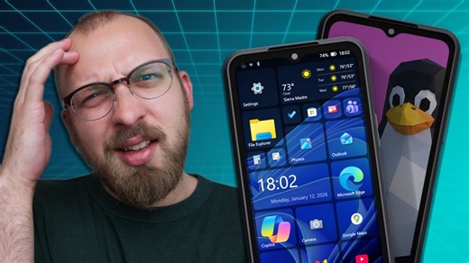 搭载三种操作系统的 NexPhone (Windows 11   Linux   Android 都在一部手机上)