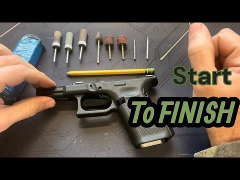 How to stipple a Glock 19 Gen 5 - From start to Finish