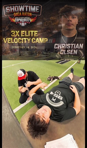 ⚾️ Tired of spending money on pitching coaches or programs that have your son stuck in the 80s? It’s time to change the outcome. Join our 3X ELITE PITCHING CAMP with Robert Garcia – Showtime TopVelocity Boca Raton Science-based methodology. Real development. Proven results. 🔥 Become our next 90 MPH testimonial. ⚾️ ¿Cansado de gastar dinero en coaches o programas que tienen a tu hijo estancado en las 80 MPH? Es momento de cambiar la historia. Asiste a nuestro 3X ELITE PITCHING CAMP con Robert Ga