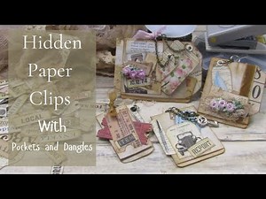 Hidden Paper Clips with Pockets and Dangles