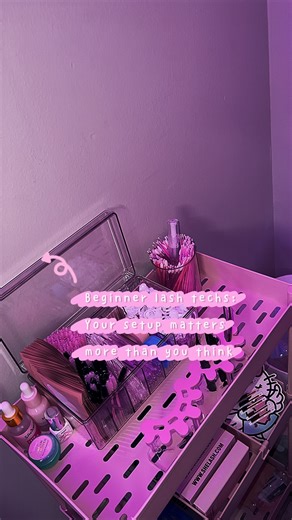 Minneapolis, Mn Lash Tech on Instagram: "Building a lash cart that actually supports your work 💕 beginner lash techs, you don’t need every product you see online. You need tools that help with control, speed, and consistency. This set up keeps me organized. Focus focused in client ready every appointment. 📌Save this for lash cart inspo #asmrvideo #beginnerlashtech #lashtechtips #lashtechtraining #lasheducation"