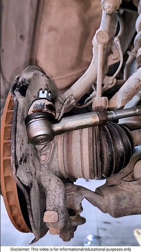 Tie Rod Replacement Guide | Step by Step Steering Repair 🔧🚗 #shortsfeed #automobile #mechanic