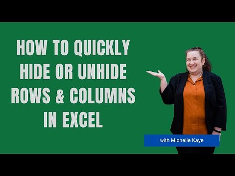 How To Quickly Hide Or Unhide Rows & Columns In Excel