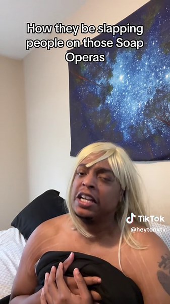 😂 they ALWAYS slapping somebody on those soap operas! Whole cast done been slapped.. lmaooo #fyp