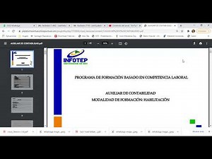 Intrucciones Encuadre Grupal Curso Auxiliar de Contabilidad